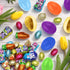Pack 24 Easter Candy with Fillable Plastic Eggs Bundle - Of Plastic Eggs With Assorted Chocolate Candy for Filling