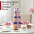 Package Broadway Basketeers Mother's Day Tower, Gift tower and Gourmet Snack Care for Mom, Her, Birthday, Thank You