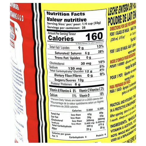 Red Cow 2.5 (5.5lb), Full Cream Milk Powder Kg Made From Real Fresh Milk, Product of Netherlands.