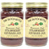 Generic Amish Homemade Style Strawberry Rhubarb Jam 2-19 Ounce Non-GMO All Natural