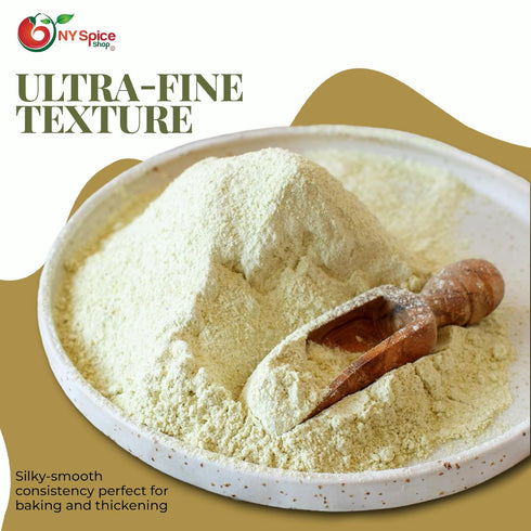 1 NY Spice Shop Moong Bean Flour - Pound Mung Bean Powder - Finely Milled and All-Natural - Plant-Based Ingredient