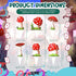 48 Didaey Pieces Mushroom Cupcake Toppers for Mushroom Birthday Party Decorations Supplies Wonderland Party Cake Decor