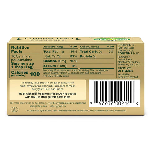 8 oz Kerrygold Butter Sticks, Salted