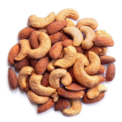 2 Food to Live - Dry Roasted Almonds and Cashews Mix, Pounds Unsalted Oven Roasted Nuts, Protein Rich Trail Mix