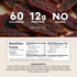 2 oz (Pack 2) Tough to Chew: Organic Bone Broth Beef Jerky Grass-Fed, Zero Sugar, Low Calorie, High Protein, Extra-Firm