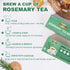 40 100% LeafLea Premium Rosemary Tea Bags from Natural Rosemary Leaves, Herbal Tea for Gentle Digestive Comfort, Te De
