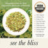 8.8 125 Wild Bliss Organic Linden Flower Tea - Caffeine Free Loose Leaf Calming Herbal Tea - Ounces - Servings