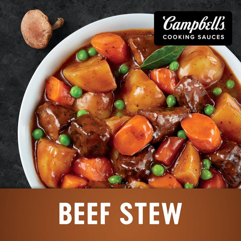 12 Oz Campbell's Cooking Sauces, Hearty Beef Stew, Pouch