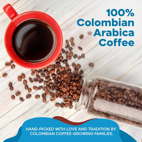 100% 16 oz 454 Juan Valdez Sierra Nevada Whole Bean Coffee | Colombian Coffee | Single Origin with Notes of Chocolate