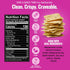 (Pack 6), 4 oz Every Body Eat Gluten Free Crackers, Chive & Garlic Plant Based Snacks, Vegan Garlic Snack Crackers