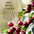 100% 7 oz ROYAL KONA COFFEE Whole Bean - Hawaiian Kona Whole Bean Coffee Medium Roast