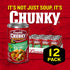 18.8 Oz 12) Campbells Chunky Healthy Request Soup, Old Fashioned Vegetable Beef Soup, Can (Case