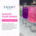 Snowy River Edible Pink Cocktail Glitter - All Natural Beverage Glitter for Cocktails, Wine, Champagne & Soda (4 Gram)