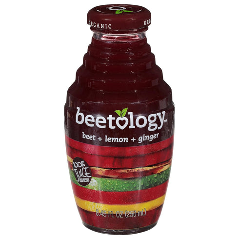 Beetology, Organic Beet Juice Lemon Ginger, 8.45 Fl Oz