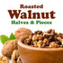 12 Food to Live Dry Roasted Walnut Halves and Pieces, Ounces Oven Toasted, Unsalted, Great for Baking and Salads.