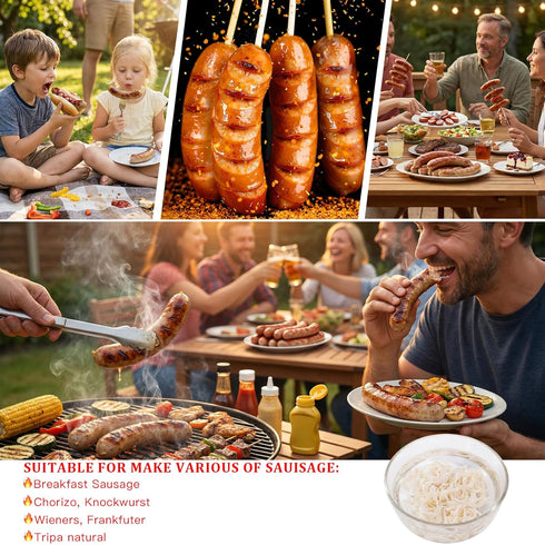 38-40mm 35 LBS,Great Natural Hog Casings for Sausage -Edible Casing for Home Sausage Making,Stuffs About for Hot Dog