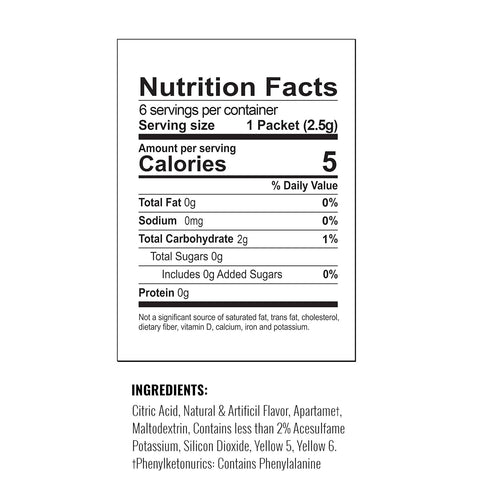 72 (Pack 12) Crush, Pineapple Powder Drink Mix Sugar Free & Delicious, Makes flavored water beverages