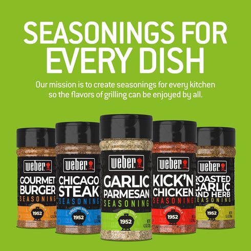 4.3 oz Weber Garlic Parmesan Seasoning