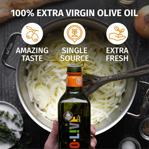 25 Oz 100% O-Live & Co. Fl Extra Virgin Olive Oil - No Additive - Single Origin Versatile EVOO - First Cold Pressed