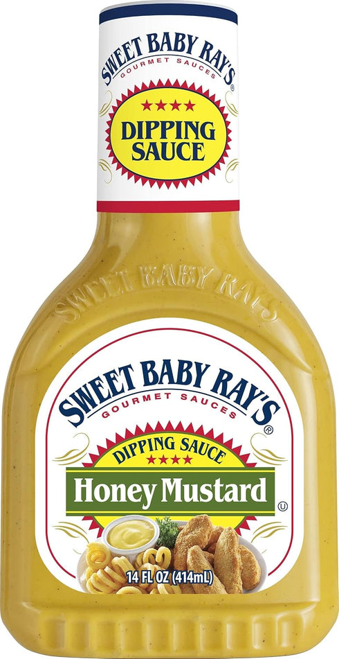 (14 (Pack 6)) Sweet Baby Ray's Dipping Sauce, Honey Mustard Ounce