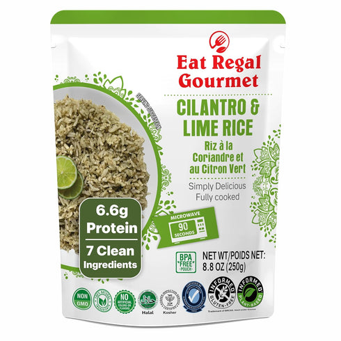 Eat Regal Cilantro & Lime Rice Ready to Eat in 1.5 Minutes