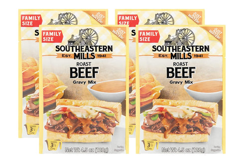 Southeastern Mills Gravy Mix, Roast Beef Gravy Mix, Custom Blend of Spices & Seasonings,