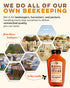 100% Desert Creek Honey - Unfiltered, Pure, Raw Honey from Texas - Natural Sugar Substitute - One Pound of Unprocessed
