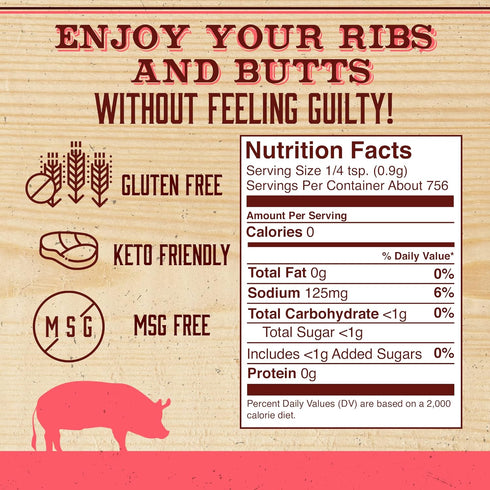 DennyMike’s Sublime Swine Seasoning Blend, All Natural Spices, Low Sodium, Keto-Friendly, 24 oz