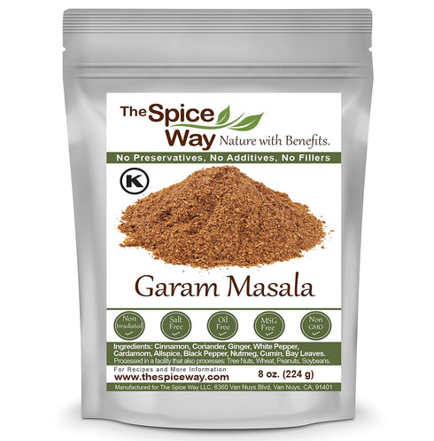 The Spice Way Garam Masala, Indian Seasoning Mix for Meat, Combination of Spices Including Cinnamon, Galangal, 8 oz