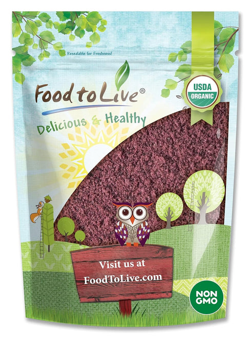 Food to Live Organic Mulberry Juice Powder, 2 Pounds - Non-GMO, Made