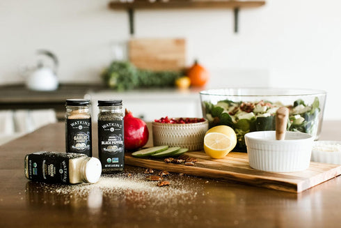 2.8 3 Count Watkins Gourmet Organic Spice Jar, Onion Powder, Ounce Jar