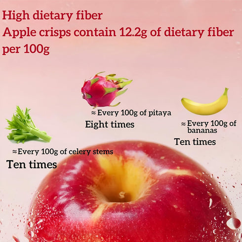 SYZJMWDY Lifestyles(250g) Dried Fuji Apple strips Pure Real Fruit, No Sugar Added, Dehydrated Wholesome Snack