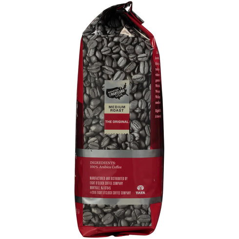 24 (Pack 1), 100% Eight O'Clock Coffee The Original, Medium Roast, Whole Bean Coffee, Ounce of Arabica, Kosher