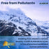23.7 Oz (700 ml) Pack 12 Clear Alaskan Fresh Glacier Water - Naturally Alkaline Glacial Water, rich in Minerals