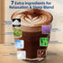 40 14 Mushroom Hot Cocoa for Sleep, Servings, Mushroom Hot Chocolate Powder, Mushroom Blend with Magnesium Glycinate