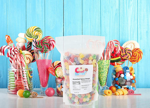 (5 Lbs Sarah's Candy Factory Assorted Spice Drops in Bag)