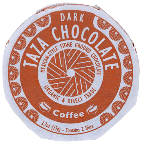 Taza Chocolate Organic Mexicano Disc 55% Dark Chocolate, Coffee, 2.7 Ounce (1