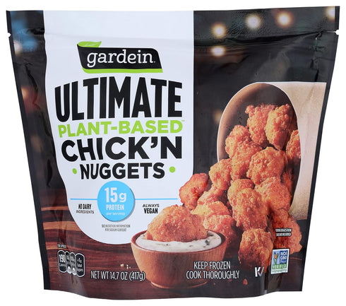 Gardein Ultimate Plant-Based Chick'n Nuggets, Vegan, Frozen, 14.7 oz.