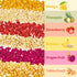 5.29oz 100% Freeze Dried Mixed Fruits - Real Crunchy Mixed Dehydrated Fruit Cubes with Strawberry, Dragon Fruit, Peach
