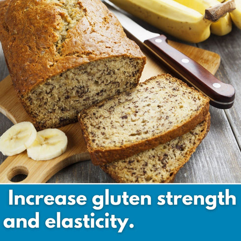 Dough Conditioner Bread Improver & Enhancer for Baking, 1 lb Professional Gourmet Grade, Improve Texture & Elasticity