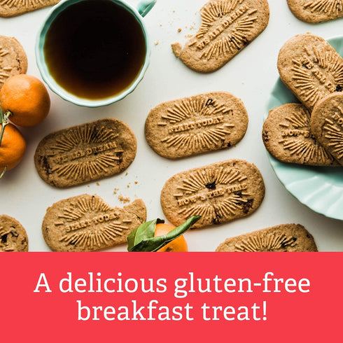 Packs 4 16 Packs Goodie Girl, Cinnamon Brown Sugar Breakfast Biscuits | Snack | Gluten Free, Peanut Free, Egg and Dairy