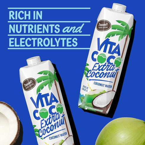 33.8 Oz Vita Coco Extra Coconut, Coconut Water, Fl
