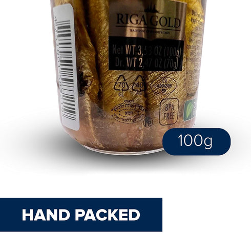 (Pack 5) Riga Gold Smoked Sprats in Oil - Wild Caught