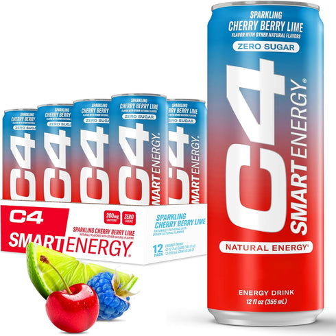 Cellucor C4 Smart Energy Drink - Sugar Free Performance Fuel & Nootropic