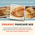 7-Grain 2 lbs Sunrise Flour Mill USDA Organic Heritage Pancake Mix- | Enjoy Fluffy & Tasty Waffles | Easier to Digest