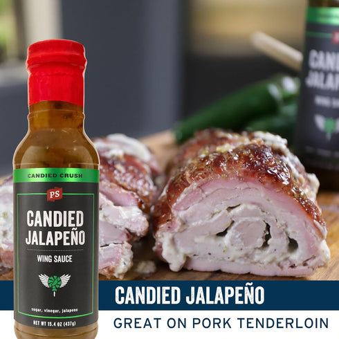4 Pack Pack PS Seasoning Chicken Wing Sauce - Chicken Wing Sauces Variety - Includes Candied Jalapeno, Pineapple