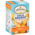 5 20 Count Twinings Cold Brewed Iced Tea Bags, Peach - Ready in Minutes, Flavoured Black Tea Cold Brew Bags