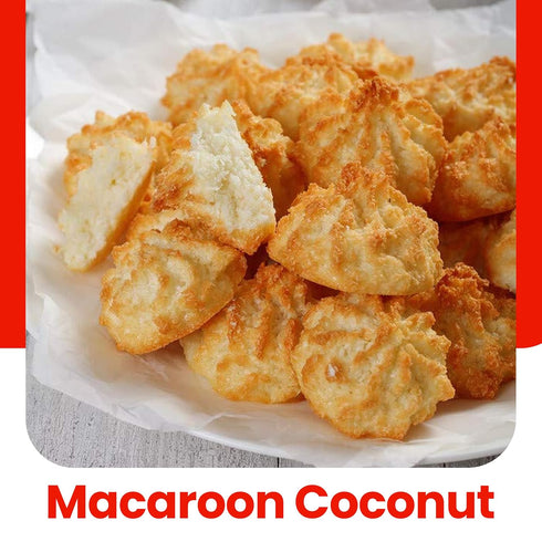 La Bayamesa 7 oz Pack 01 Coconut cookies - Macaroon yogurt cookie - Fresh - No Cholesterol - Delicious Dessert - Soft