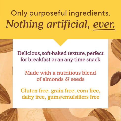 6 (Pack 4) Simple Mills Almond Flour Snack Bars (Nutty Banana, Spiced Carrot Cake, Dark Chocolate Almond, Peanut Butter