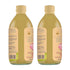 16,9 Oz (Pack 2) De Nigris Organic Apple Cider Vinegar With Honey & Turmeric, Raw & Unfiltered of | Apple Cider Vinegar